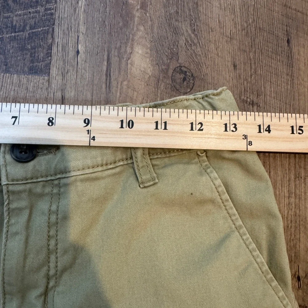 Arizona Jean Co Khaki Cargo Shorts Boys 16 Husky Tan‎ Adjustable Waist Utility